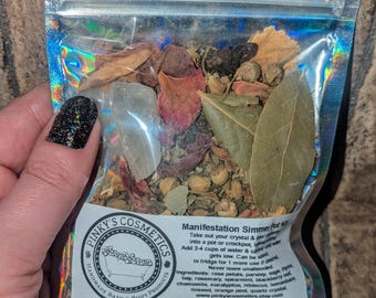 Intention Simmer Pot Kits with Crystals, Home Fragrance