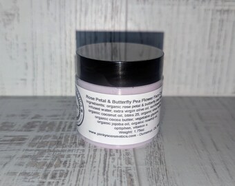 Rose Petal Butterfly Pea Flower Face Cream!