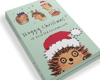 Hedgehog Christmas Cards Assortment Pack