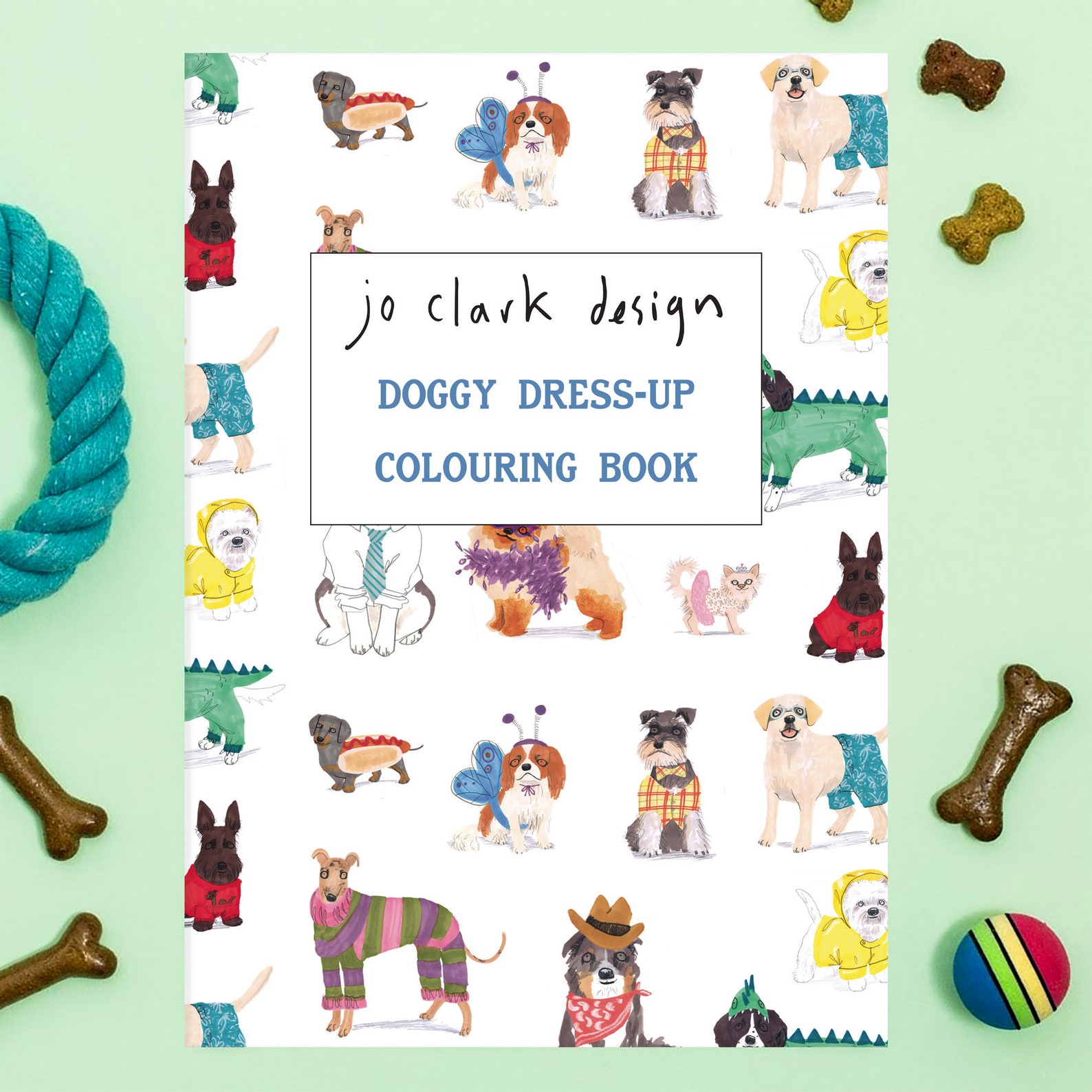 White Coloring Book Dog Dress-up Activity Book - Etsy