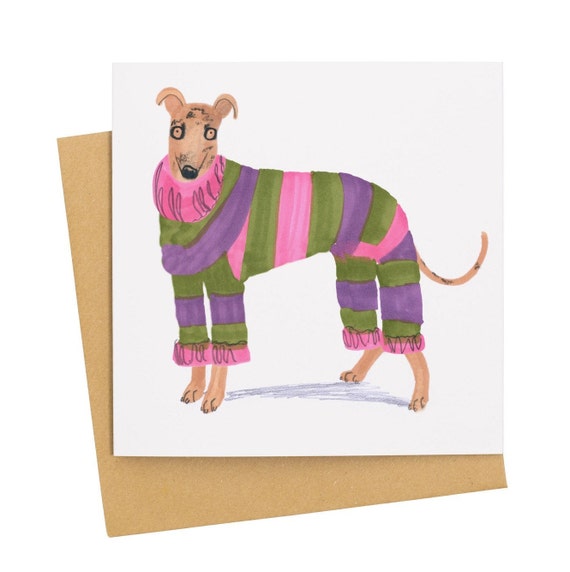 whippet dressed up