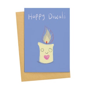 Carta di Diwali felice