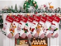 Personalized Christmas Stockings with Name,2025 Embroidered Family Stocking,Holiday Decor Gift