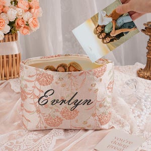 Personalized Clutch with Photo Lining, Wedding Gift for Mother, Mother of the Groom Purse, Custom Bridesmaid or Mom Gift Bag