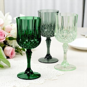 Green Plastic Goblet - Etsy
