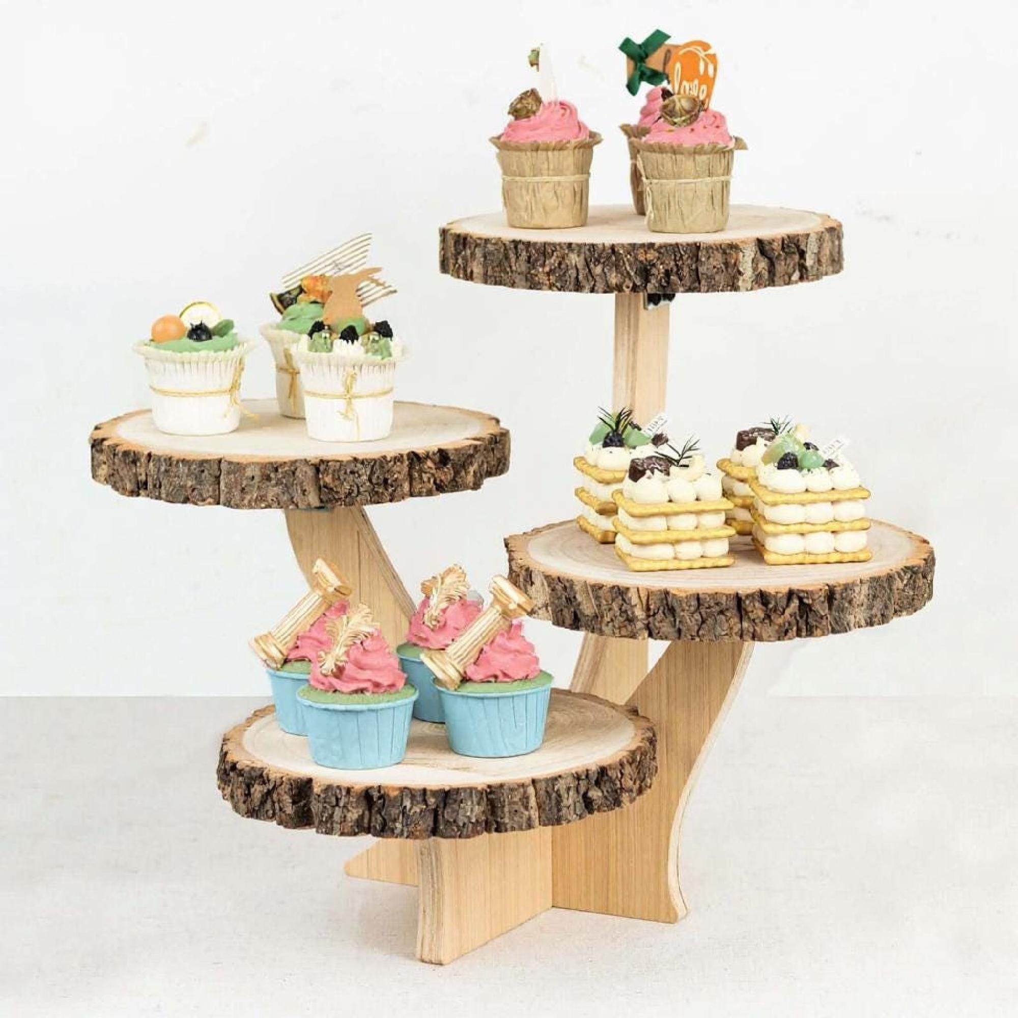 Wood Cake Stand