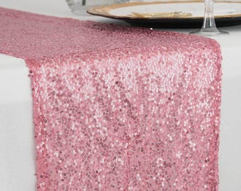 Christmas Table Runner: Sparkling Sequin Table Runners 12"x 108"
