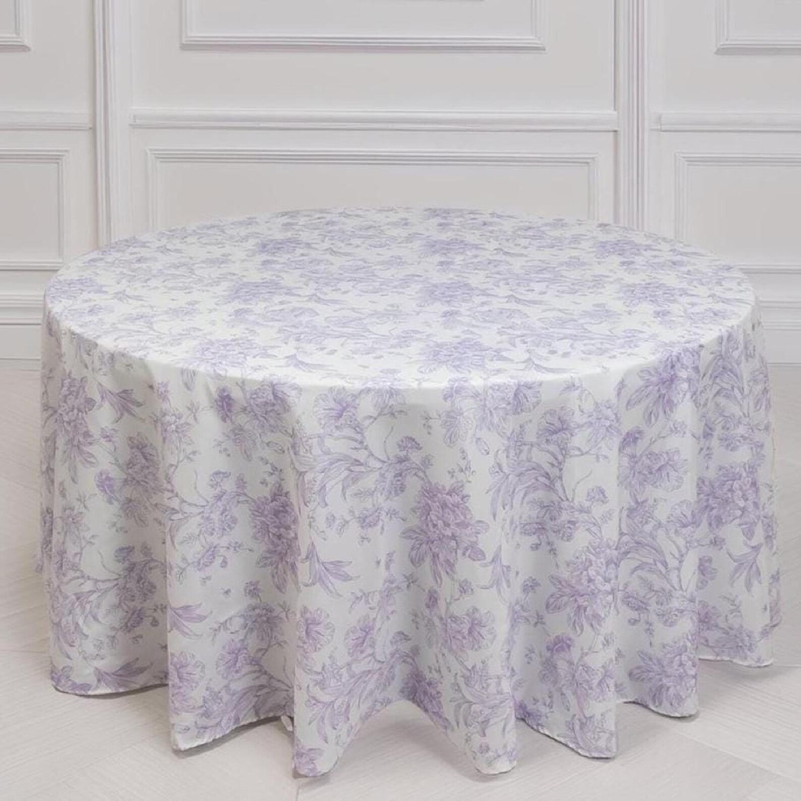 French Toile Floral Tablecloth: Elegant Wedding & Tea Party Table Linen ...