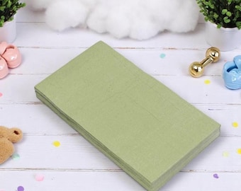 50ct Sage Napkins-2 ply Dinner Napkins-Pastel Party Napkins-Wedding Napkins