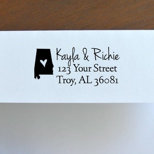 Custom Return Address Stamp Self Inking | Holiday Cards | Monogram Stamp | Thank You Cards | Housewarming Gifts | New Home | Save the Dates
