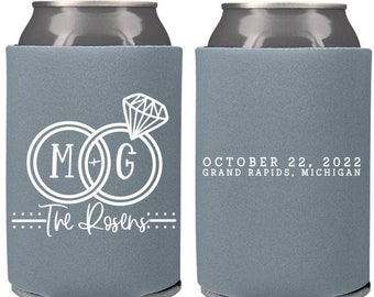 Custom Wedding Can Coolers: Personalized Wedding Favors