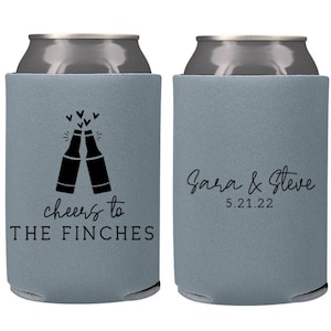 Wedding Favors | Custom Personalized Wedding Can Coolers | Reception Favors | Stubby Holders | Cheers Can Coolers | Wedding Bar | Whimsical
