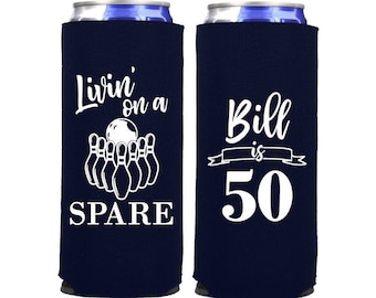 Bowling Birthday Party Favors, Bowilng Bachelor Party Favors 40th Birthday, 30th Birthday, 50th Birthday, 60th Birthday, Slim 12 oz