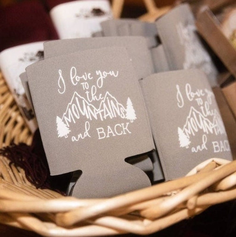 Mountain Wedding Favors Personalized Rustic Mountain Wedding - Etsy