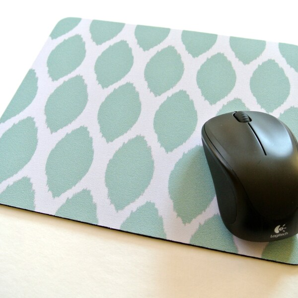 Moderno de Ikat imprimir Mouse Pad - moderna decoración - mousepad - la menta menta, aqua