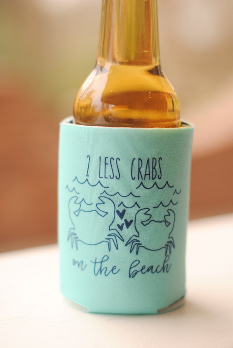 Beach Wedding Favors 2 Two Less Crabs On The Beach Wedding Etsy