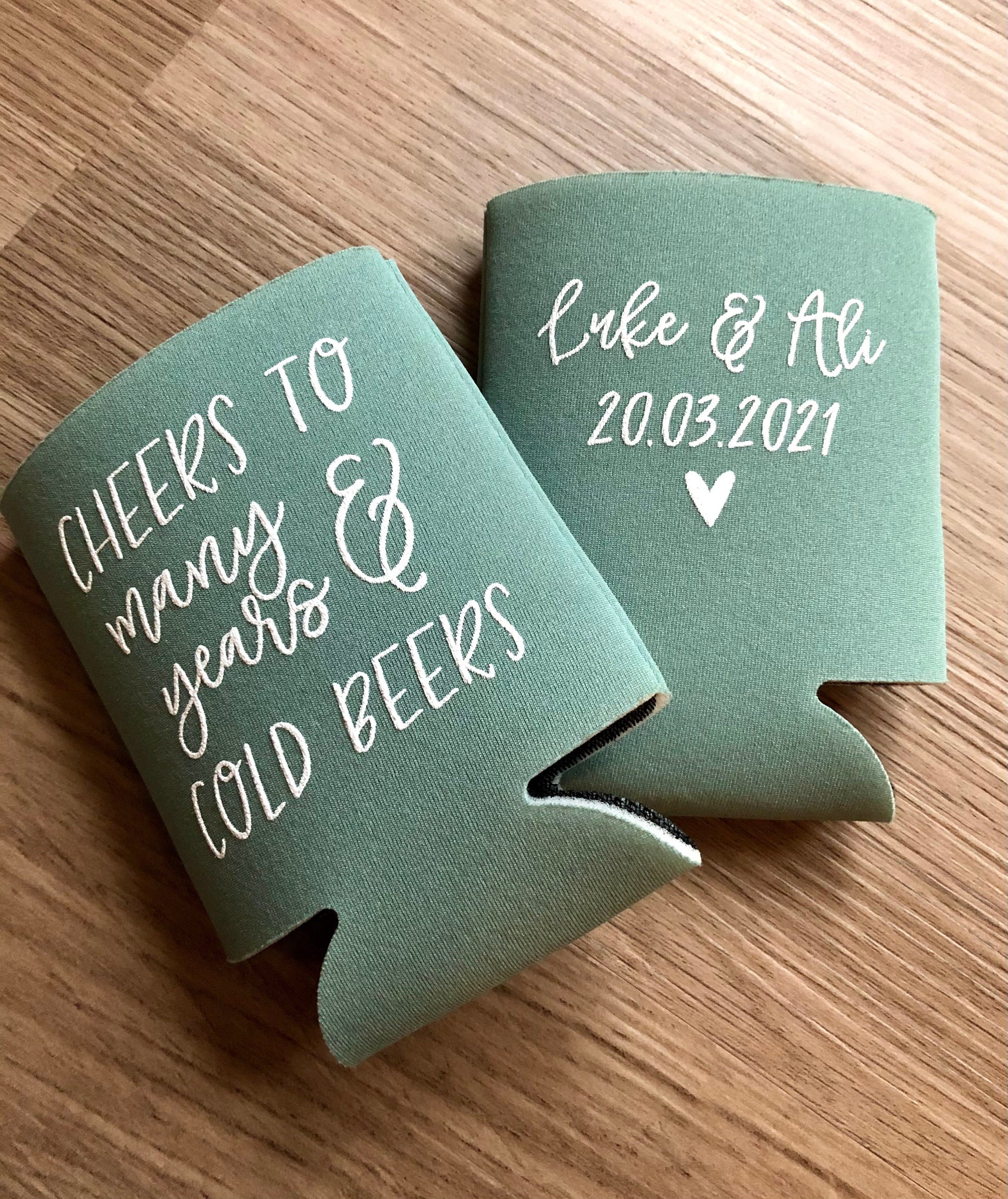 Personalized Beer Can Coolers