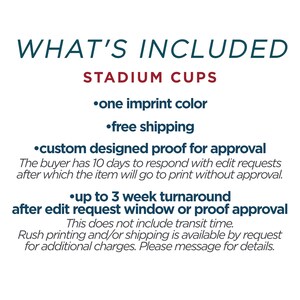 Bubbles and Brews Before the I Do's Personalized Pre-Wedding Weekend Cups | Rehearsal Dinner & Welcome Party | 16oz Stadium image 9