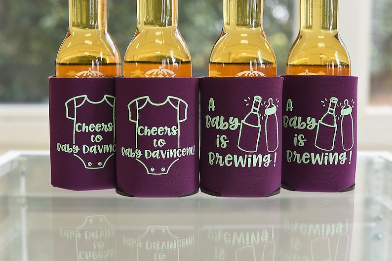 Baby Shower Favors  Oh Boy A Baby Is Brewing Personalized Can image 8
