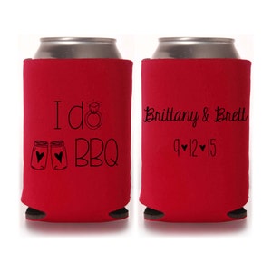 I Do BBQ 缶クーラー | バーベキュー ウェディング シャワー | 婚約パーティーの記念品 | I Do BBQ パーソナライズ ウェディング クーラー | カップル シャワー | リハーサル