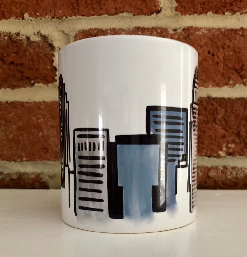 CLT Charlotte gift bag Charlotte NC Charlotte Skyline Mug Charlotte gifts CLT gifts 11 oz.