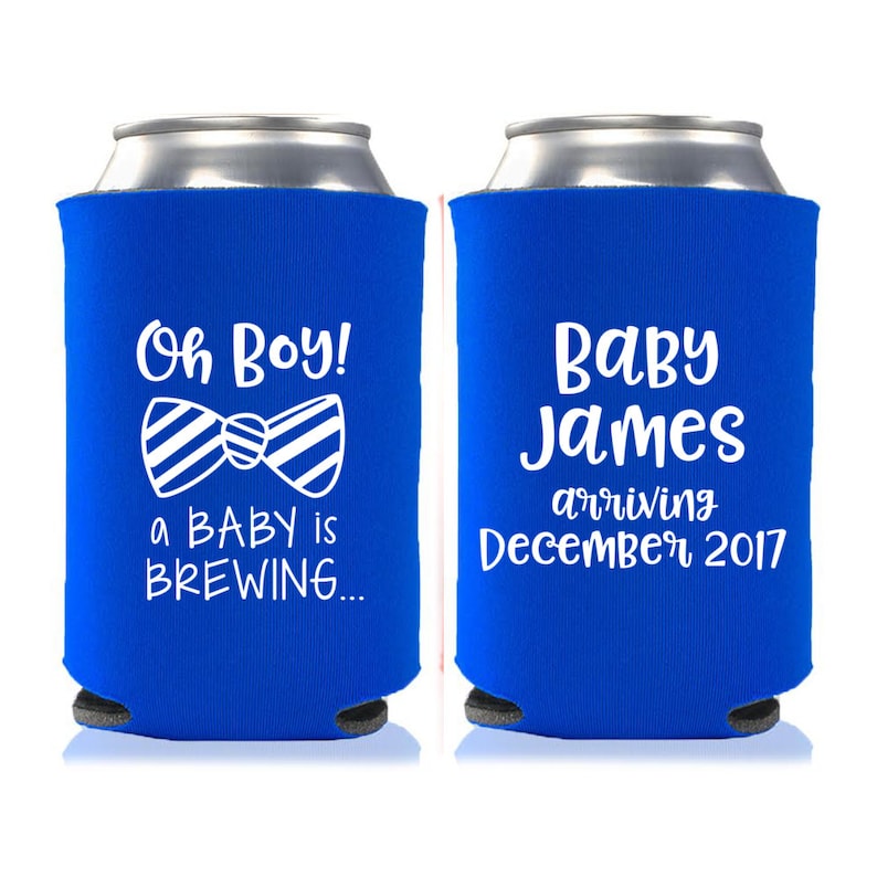 Baby Shower Favors Oh Boy A Baby Is Brewing Personalized