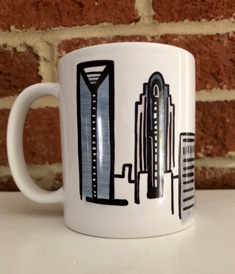 CLT Charlotte gift bag Charlotte NC Charlotte Skyline Mug Charlotte gifts CLT gifts 11 oz.