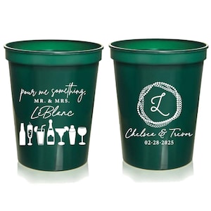 Copas de boda de Nueva Orleans / Copas de fiesta personalizadas / Recuerdos de boda de Nueva Orleans / Copas de boda del Barrio Francés / Copas de boda de Luisiana / 16 oz