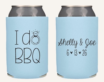 I Do BBQ Can Coolers | Barbecue Wedding Favors | Backyard Wedding After Party