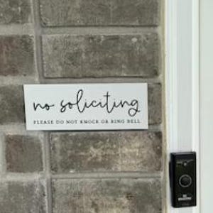 No Soliciting Sign Metal Outdoor Door Sign | 3″ × 8″ Weather-Proof Door Sign bild 10