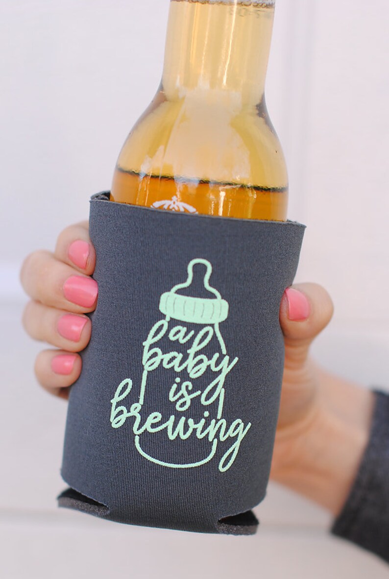 Baby Shower Favors  Oh Boy A Baby Is Brewing Personalized Can image 6