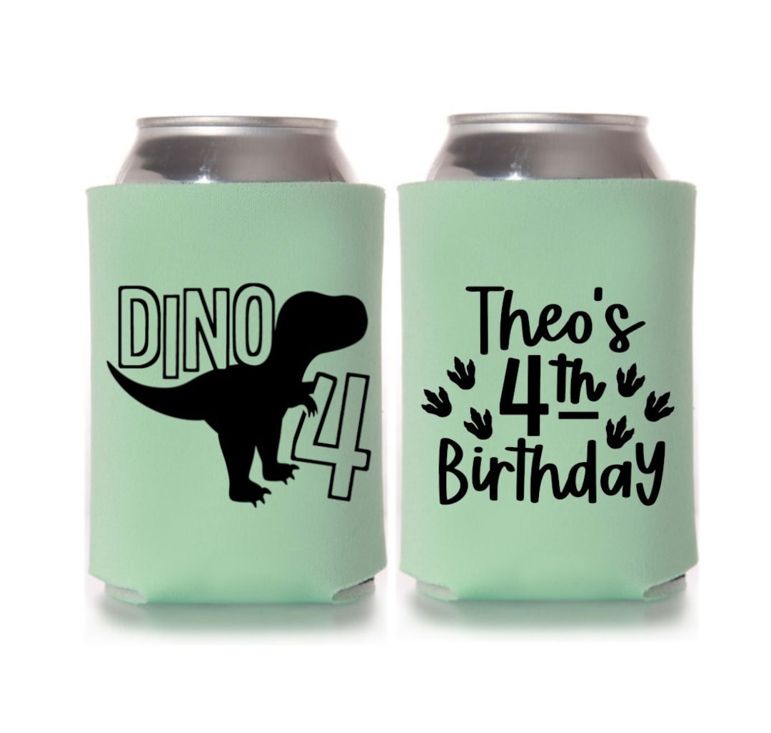 Dino 4 Dino Four 4th Birthday Party Favors 4 Year Old Dinosaur Birthday