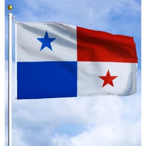 Panama Flag 3x5 ft 90x150 cm Panamanian National Flag for Independence Day Outdoor Decor House Yard Parades Festivals Sports Events Display