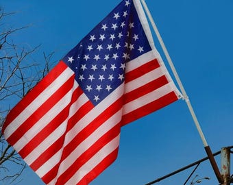 アメリカ国旗 3 x 5フィート 2 x 3フィート 米国国旗 独立記念日用 愛国的な屋外装飾 家の庭 パレード イベント 抗議 スポーツ ディスプレイ用