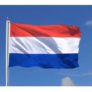 Netherlands Flag 3x5 ft (90x150 cm) Dutch National Flag Outdoor Decor for House Yard Parades King&#39;s Day Events Protest Sports Wall Display
