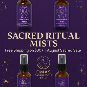 Sacred Ritual Mists – Archangel Protection, Prosperity & Goddess Love Sprays – Energy Cleansing,