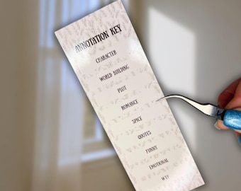 Annotation Key Bookmark | Reading Tracker | Bookish Annotation Guide | Reader Gift