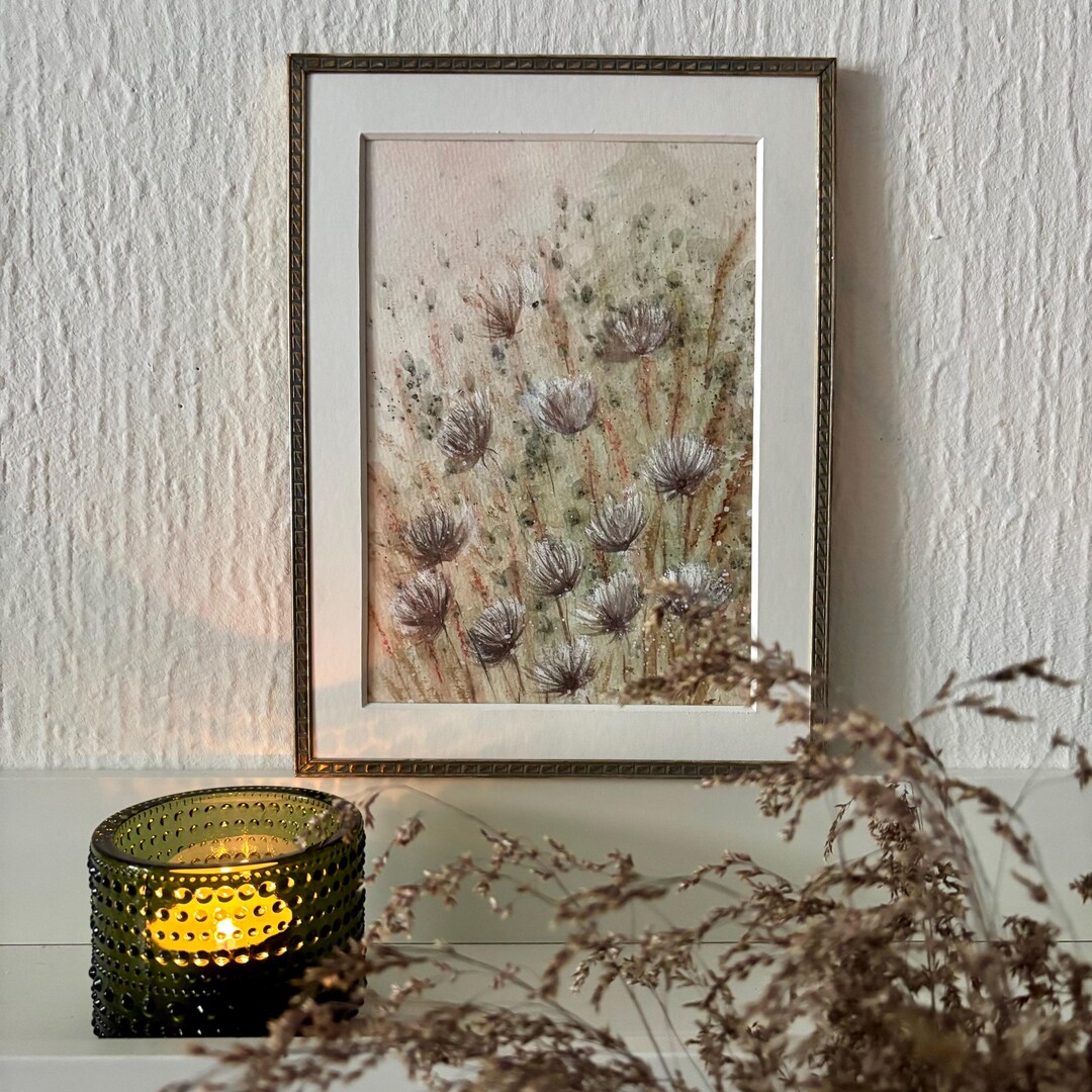Wall Art Wildflower Watercolor Print – Botanical Digital Download ...