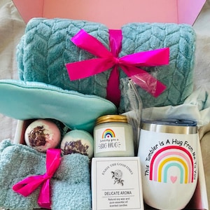 Selbstpflege-Geschenkbox für Frauen, Pflegepaket für sie, Denken an Sie Geschenkset, Genesungsgeschenkset, Beileidspaket, Ermutigungsgeschenkkorb