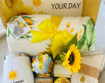 Cadeaudoos zelfzorg voor vrouwen, verzorgingspakket voor haar, Thinking of You-cadeauset, herstelcadeauset, sympathiepakket, aanmoedigingscadeaumand