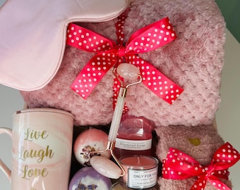 Cadeaudoos zelfzorg voor vrouwen, verzorgingspakket voor haar, Thinking of You-cadeauset, herstelcadeauset, sympathiepakket, aanmoedigingscadeaumand