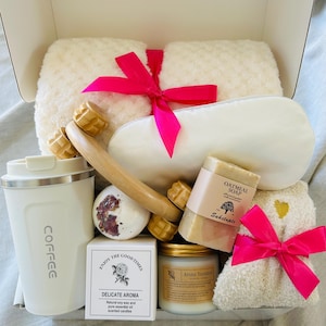 Selbstpflege-Geschenkbox für Frauen, Pflegepaket für sie, Denken an Sie Geschenkset, Genesungsgeschenkset, Beileidspaket, Ermutigungsgeschenkkorb