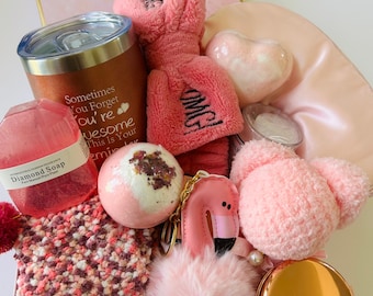 Cadeaudoos zelfzorg voor vrouwen, verzorgingspakket voor haar, Thinking of You-cadeauset, herstelcadeauset, sympathiepakket, aanmoedigingscadeaumand