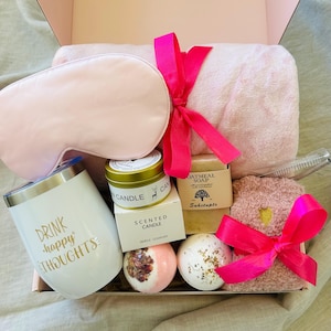 Selbstpflege-Geschenkbox für Frauen, Pflegepaket für sie, Denken an Sie Geschenkset, Genesungsgeschenkset, Beileidspaket, Ermutigungsgeschenkkorb