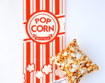 Popcorn Square Cat Toy, Catnip Toy, Carnival Popcorn, Movie Theatre Concession Catnip Toy