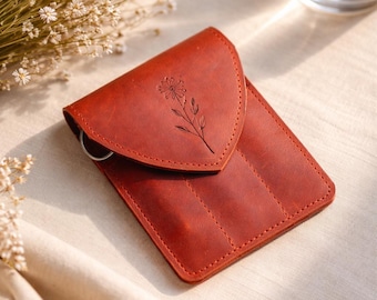 Estuche de cuero para manicura, estuche para kit de manicura, estuche de viaje para kit de uñas, estuche de aseo de cuero, estuche para el cuidado de las uñas, organizador de artículos de aseo, neceser