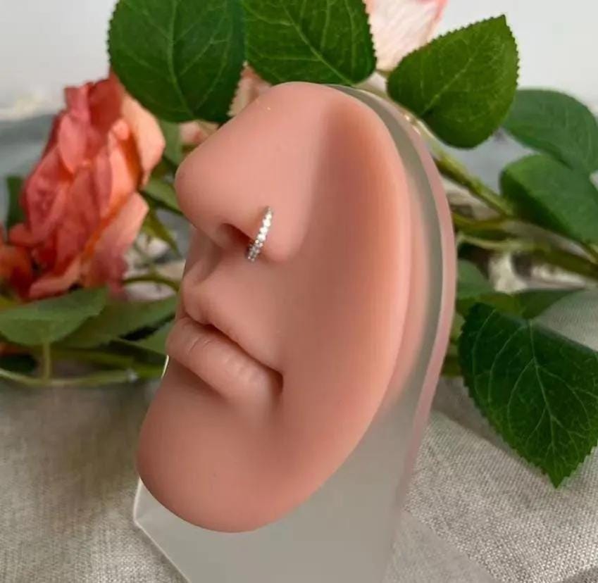 C Ring Lip Ring - Etsy