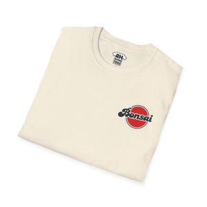 Bonsai Logo T-Shirt: Rising Sun Graphic, Japanese Inspired