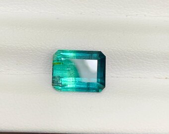 3.5ct blue+lagoon color  of Tourmaline  | untreated | Unheated| 3.5 carat