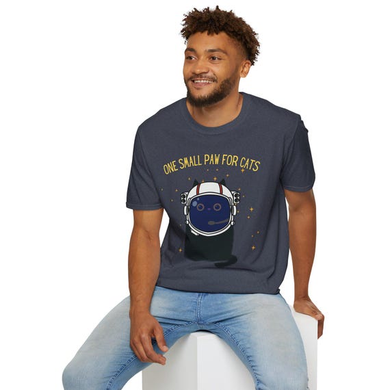 Astronaut Cat T-Shirt: Funny Space Exploration Parody Unisex Tee